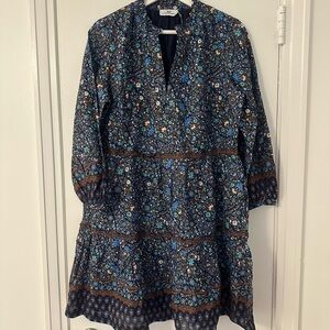 NWT Vineyard Vines Floral Long Sleeve Dress